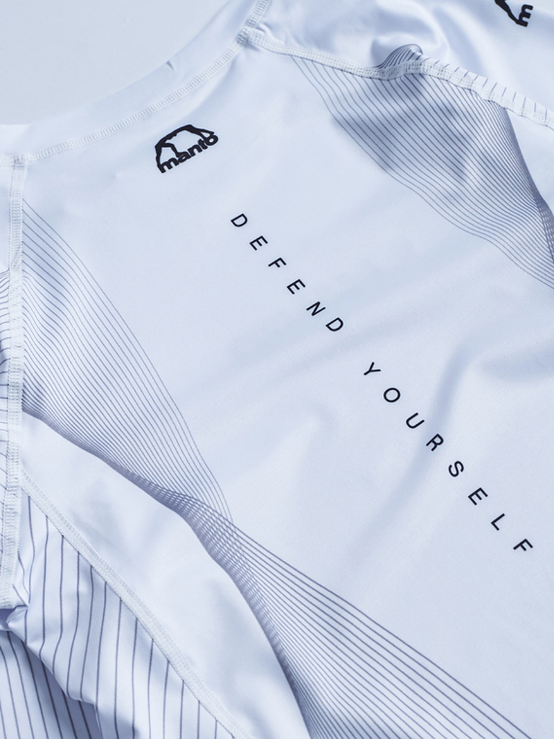 MANTO FLOW RASHGUARD -WHITE